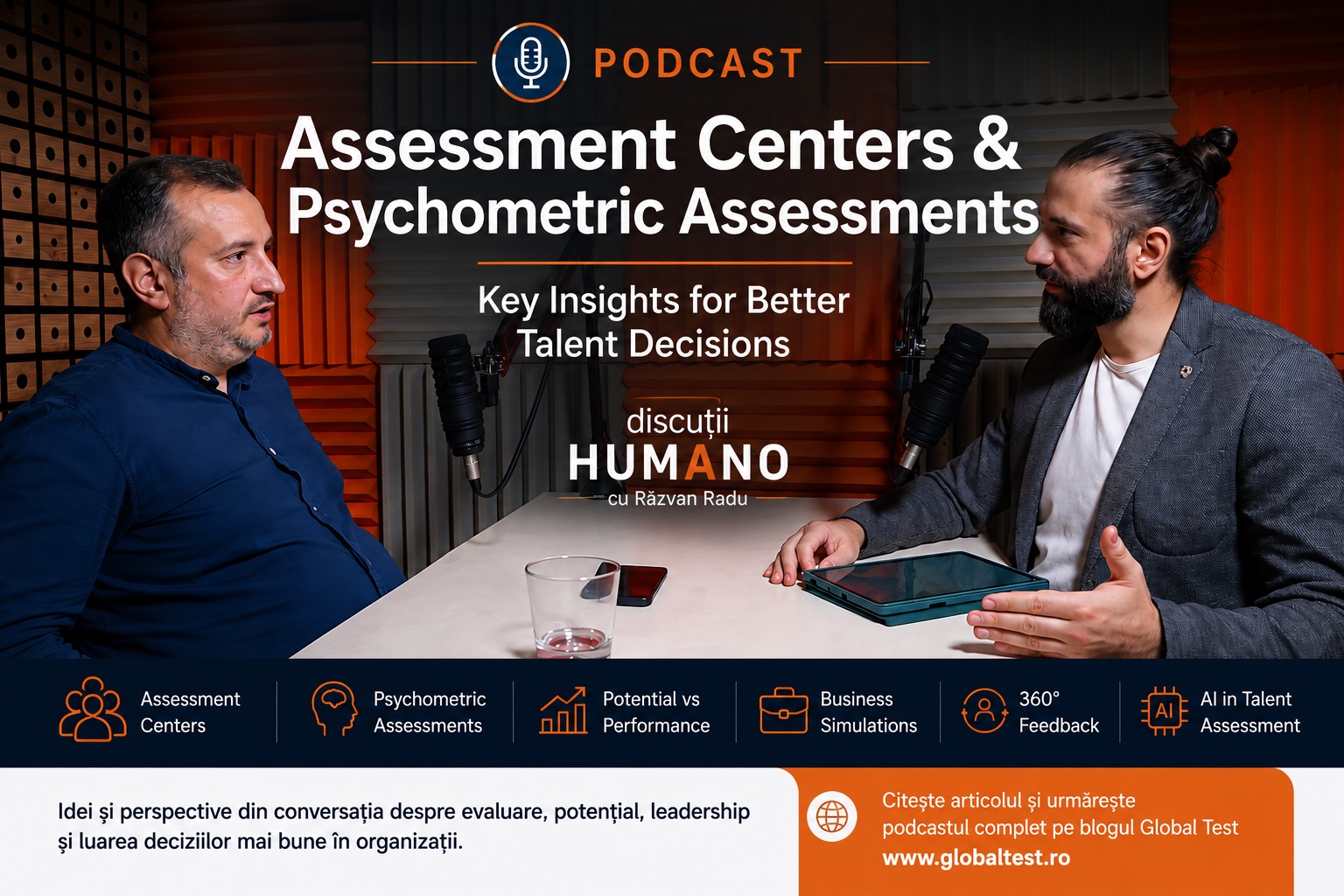 Assessment Centers, Psychometric Assessments and Leadership Development &ndash; Podcast with Marius Barbu